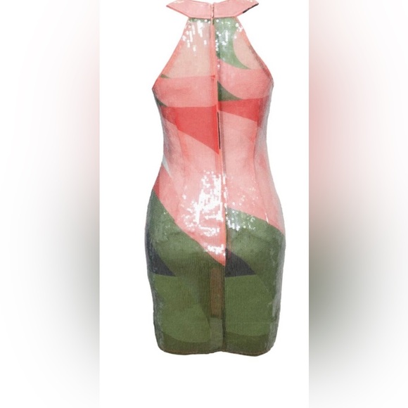 Anthropologie Hutch Sequin Oceanus Sunset mini dress - Picture 3 of 5